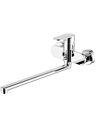 Смеситель для ванны Aquatek Ника AQ1833CR универсальный цвет Хром-1