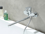 Смеситель для ванны Aquatek Ника AQ1833CR универсальный цвет Хром-4