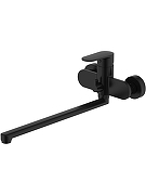 Смеситель для ванны Aquatek Ника AQ1833MB универсальный цвет Черный матовый-1