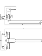 Смеситель для ванны Aquatek Ника AQ1833MB универсальный цвет Черный матовый-6