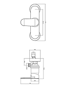 Смеситель для душа Aquatek Ника AQ1834CR цвет Хром-5