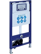 Комплект унитаза с инсталляцией Aquatek Set Aquatek Альтаир cm-068 4в1 цвет Белый с сиденьем Микролифт и клавишей смыва цвет Хром матовый-2