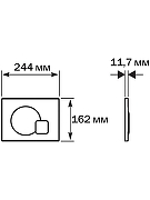 Комплект унитаза с инсталляцией Aquatek Set Aquatek Альтаир cm-068 4в1 цвет Белый с сиденьем Микролифт и клавишей смыва цвет Хром матовый-7