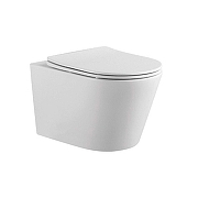 Комплект унитаза с инсталляцией Aquatek Set Aquatek Вега-1905-036 цвет Белый с сиденьем Микролифт и клавишей смыва цвет Хром глянцевый-1