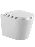 Комплект унитаза с инсталляцией Aquatek Set Aquatek Вега T PNS002 цвет Белый с сиденьем Микролифт и клавишей смыва цвет Хром глянцевый-1