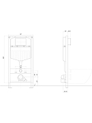 Комплект унитаза с инсталляцией Aquatek Set Aquatek Гелиос INS23 цвет Белый с сиденьем Микролифт-5