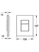 Комплект унитаза с инсталляцией Aquatek Set Aquatek Гелиос PNN-03 4в1 цвет Белый с сиденьем Микролифт и клавишей смыва цвет Хром глянцевый-7
