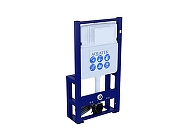 Комплект унитаза с инсталляцией Aquatek Set Aquatek Европа-014 3в1 цвет Белый с сиденьем Микролифт и клавишей смыва цвет Хром матовый-2