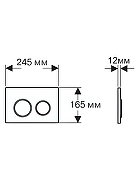 Комплект унитаза с инсталляцией Aquatek Set Aquatek Европа-019 4в1 цвет Белый с сиденьем Микролифт и клавишей смыва цвет Хром матовый-7