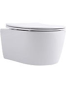 Комплект унитаза с инсталляцией Aquatek Set Aquatek Европа cmp016/023 цвет Белый с сиденьем Микролифт и клавишей смыва цвет Хром глянцевый-1