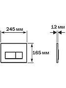 Комплект унитаза с инсталляцией Aquatek Set Aquatek Европа cmp016/023 цвет Белый с сиденьем Микролифт и клавишей смыва цвет Хром глянцевый-7