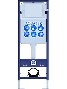 Комплект унитаза с инсталляцией Aquatek Set Aquatek Европа INS-017 цвет Белый с сиденьем Микролифт-2