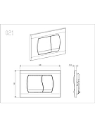Комплект унитаза с инсталляцией Aquatek Set Aquatek Европа MB-049 4в1 цвет Черный матовый с сиденьем Микролифт и клавишей смыва цвет Черный матовый-7