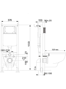 Комплект унитаза с инсталляцией Aquatek Set Aquatek Европа New-017 3в1 цвет Белый с сиденьем Микролифт-5