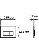 Комплект унитаза с инсталляцией Aquatek Set Aquatek Европа New-017 4в1 цвет Белый с сиденьем Микролифт и клавишей смыва цвет Черный матовый-7