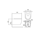 Комплект унитаза с инсталляцией Aquatek Set Aquatek Европа new cm T цвет Белый с сиденьем Микролифт-4