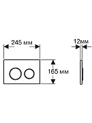 Комплект унитаза с инсталляцией Aquatek Set Aquatek Европа T KDI19 цвет Белый с сиденьем Микролифт и клавишей смыва цвет Хром матовый-7