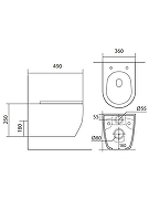 Комплект унитаза с инсталляцией Aquatek Set Aquatek Европа T-020 4в1 цвет Белый с сиденьем Микролифт и клавишей смыва цвет Хром глянцевый-6