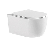 Комплект унитаза с инсталляцией Aquatek Set Aquatek ЕВРОПА T-033 4в1 цвет Белый с сиденьем Микролифт и клавишей смыва цвет Оружейная сталь-1