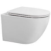 Комплект унитаза с инсталляцией Aquatek Set Aquatek ЕВРОПА T KDI12 цвет Белый с сиденьем Микролифт и клавишей смыва цвет Черный матовый-1