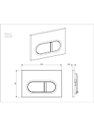 Комплект унитаза с инсталляцией Aquatek Set Aquatek Классик cm-045 4в1 цвет Белый с сиденьем Микролифт и клавишей смыва цвет Черный матовый-7