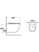 Комплект унитаза с инсталляцией Aquatek Set Aquatek Классик cm-068 4в1 цвет Белый с сиденьем Микролифт и клавишей смыва цвет Хром матовый-6