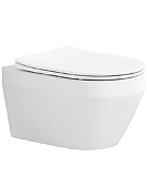 Комплект унитаза с инсталляцией Aquatek Set Aquatek Лея KKI-1-009 4в1 цвет Белый с сиденьем Микролифт и клавишей смыва цвет Белый-1