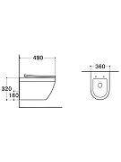 Комплект унитаза с инсталляцией Aquatek Set Aquatek Лея KKI-1-009 4в1 цвет Белый с сиденьем Микролифт и клавишей смыва цвет Белый-5