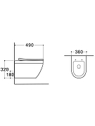 Комплект унитаза с инсталляцией Aquatek Set Aquatek Лея T-KKI01-013 цвет Белый с сиденьем Микролифт и клавишей смыва цвет Белый-5