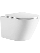 Комплект унитаза с инсталляцией Aquatek Set Aquatek Либерти-016 INS-23 цвет Белый с сиденьем Микролифт и клавишей смыва цвет Хром глянцевый-1