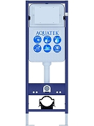 Комплект унитаза с инсталляцией Aquatek Set Aquatek Либерти INS-017 цвет Белый с сиденьем Микролифт-2