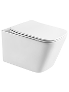 Комплект унитаза с инсталляцией Aquatek Set Aquatek Либра T-016 4в1 цвет Белый с сиденьем Микролифт и клавишей смыва цвет Хром глянцевый-1