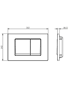 Комплект унитаза с инсталляцией Aquatek Set Aquatek Либра T-TDI004 цвет Белый с сиденьем Микролифт и клавишей смыва цвет Белый-7