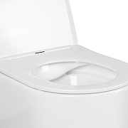 Комплект унитаза с инсталляцией Aquatek Set Aquatek МИЯ-019 4в1 цвет Белый с сиденьем Микролифт и клавишей смыва цвет Хром матовый-2