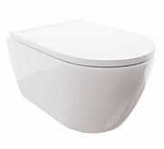 Комплект унитаза с инсталляцией Aquatek Set Aquatek Поларис-034 4в1 цвет Белый с сиденьем Микролифт и клавишей смыва цвет Оружейная сталь-1