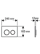 Комплект унитаза с инсталляцией Aquatek Set Aquatek Поларис-01-035 4в1 цвет Белый с сиденьем Микролифт и клавишей смыва цвет Оружейная сталь-7