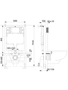 Комплект унитаза с инсталляцией Aquatek Set Aquatek Оберон WT цвет Белый с сиденьем Микролифт-4