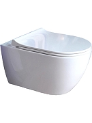 Комплект унитаза с инсталляцией Aquatek Set Aquatek Поларис-01-009 4в1 цвет Белый с сиденьем Микролифт и клавишей смыва цвет Белый-1