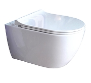 Комплект унитаза с инсталляцией Aquatek Set Aquatek Поларис-01-010 4в1 цвет Белый с сиденьем Микролифт и клавишей смыва цвет Хром глянцевый-1