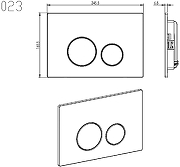 Комплект унитаза с инсталляцией Aquatek Set Aquatek Поларис-036 4в1 цвет Белый с сиденьем Микролифт и клавишей смыва цвет Нержавеющая сталь-7
