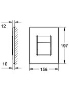 Комплект унитаза с инсталляцией Aquatek Set Aquatek Сириус PNN-02 4в1 цвет Белый с сиденьем Микролифт и клавишей смыва цвет Хром глянцевый-7