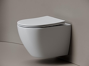 Унитаз Ceramicanova Mia CN1805T подвесной цвет Белый с сиденьем Микролифт-1