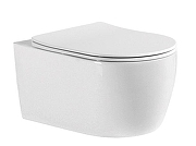 Комплект унитаза с инсталляцией Aquatek Set Aquatek ЕВРОПА cmp011 цвет Белый с сиденьем Микролифт и клавишей смыва цвет Хром матовый-1