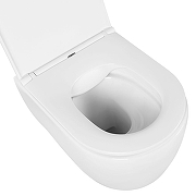 Комплект унитаза с инсталляцией Aquatek Set Aquatek ЕВРОПА cmp011 цвет Белый с сиденьем Микролифт и клавишей смыва цвет Хром матовый-3