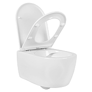 Комплект унитаза с инсталляцией Aquatek Set Aquatek ЕВРОПА cmp011 цвет Белый с сиденьем Микролифт и клавишей смыва цвет Хром матовый-4