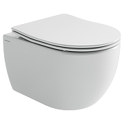 Унитаз Ceramicanova Play CN3001T подвесной цвет Белый с сиденьем Микролифт