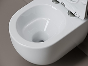 Унитаз Ceramicanova Play CN3001T подвесной цвет Белый с сиденьем Микролифт-6