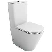 Унитаз компакт Ceramicanova Highlight CN1802T цвет Белый с бачком и сиденьем Микролифт