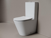 Унитаз компакт Ceramicanova Highlight CN1802T цвет Белый с бачком и сиденьем Микролифт-1