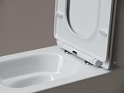 Унитаз компакт Ceramicanova Cubic CN1803T цвет Белый с бачком и сиденьем Микролифт-7